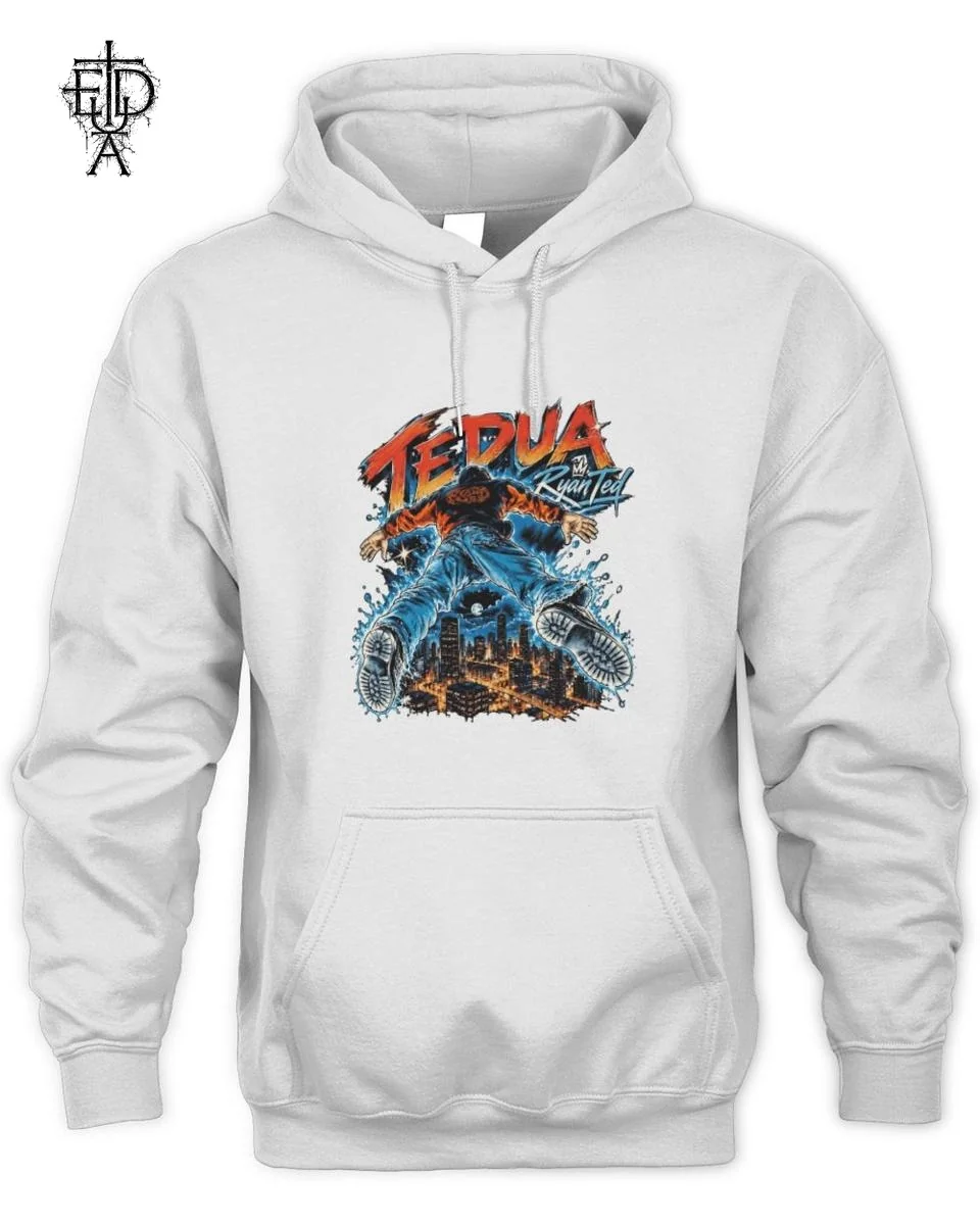 Compra Tedua Caduta Nel Vuoto Citta Blu T-Shirt Ufficiale 2 Abbigliamento Tedua Caduta Nel Vuoto