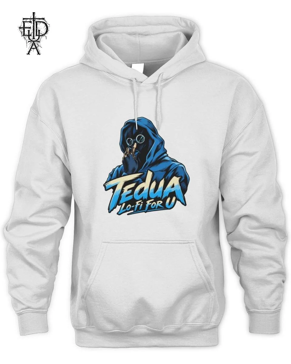 Maglietta Tedua Lo-Fi For U Ragazzo Incappucciato 2 Felpa Tedua Lo-Fi For U Unisex Hoodie